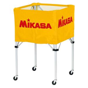 ミカサ mikasa ワンタッチ式ボールカゴ(フレーム・幕体・キャリーケース3点セット) 学校機器 (BCSPH-Y)｜pitsports