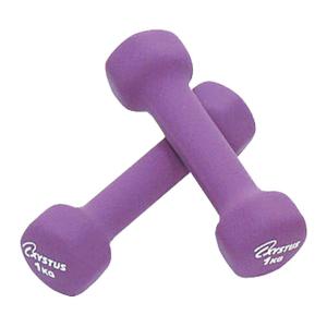 トーエイライト TOEI LIGHT ラバーコートダンベル 1kg ボディケアキグ