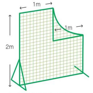 カネヤ KANEYA ピッチャー前用L型ダブルネット取替用 野球 ソフトネット