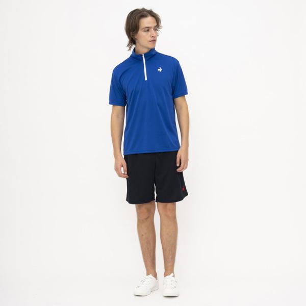 lecoqsportif(ルコック) エコペットハーフジップシャツ トレーニング 半袖Tシャツ (L...