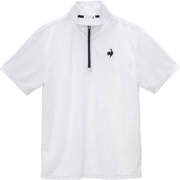 lecoqsportif(ルコック) エコペットハーフジップシャツ トレーニング 半袖Tシャツ (L...