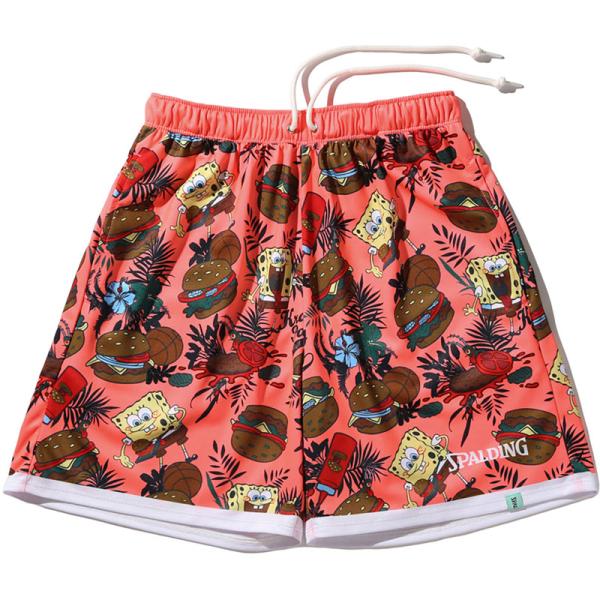 SPALDING スポルディング ジュニア ジャージーショーツ スポンジ・ボブ クラビー パーティ ...