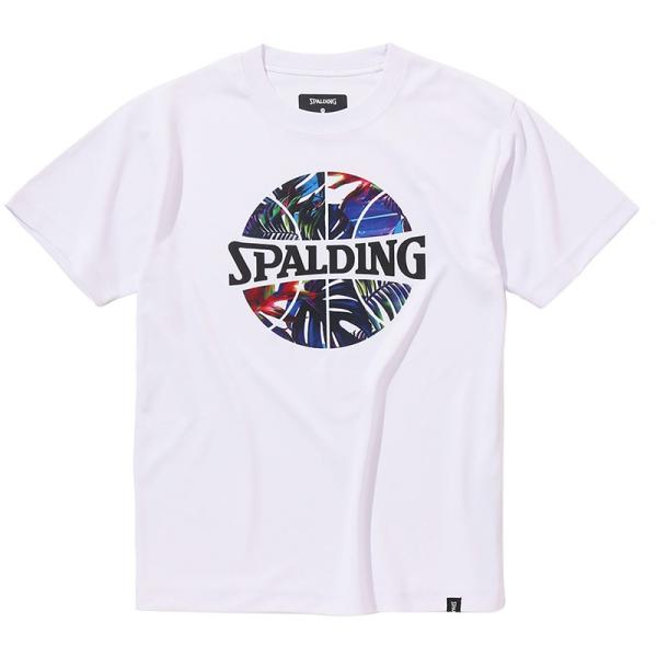 spalding(スポルディング) JRTシャツ ネオン トロピカル ボール フ バスケットTシャツ...