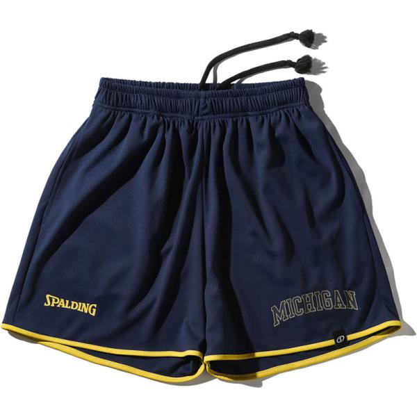 SPALDING スポルディング プラクティスパンツ ミシガン アーチロゴ ヘム バスケットボール ...