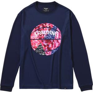 スポルディング SPALDING ロングスリーブTシャツ ミックスカモボール バスケット長袖Tシャツ