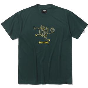 spalding(スポルディング) Tシャツ スポンジ・ボブ MFTG バスケット半袖 Tシャツ (smt24038s-2700)｜pitsports