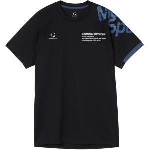 ムーブスポーツmovesport 半袖プラクテイスシヤツ バレープラクティスシャツ (sv6sht04u-bkbl)