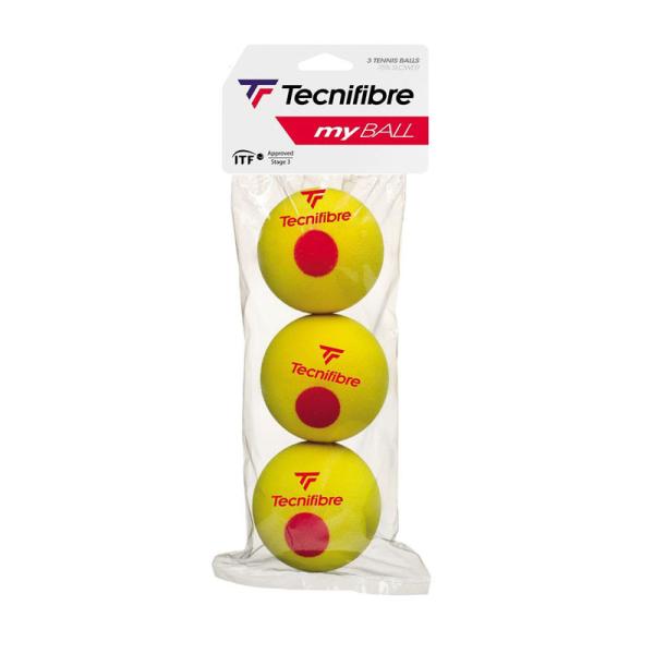 Tecnifibre(テクニファイバー) P＋S SPONGE 3 BALLS 硬式テニス ボール ...