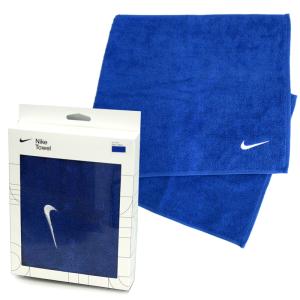 NIKE(ナイキ) ナイキ ソリッドコアタオル ミディアム スポーツタオル フェイスタオル ロゴ刺繍 汗拭きタオル TW2001 ロイヤル