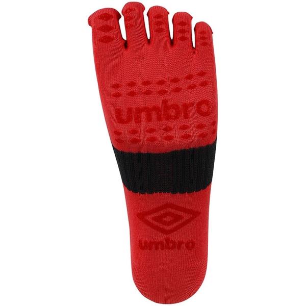 umbro(アンブロ) ゴホンユビ ミドルソツクス サッカーソックス (uas8422-mred)