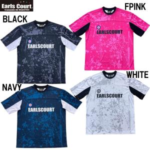 アールズコート Earls court  ペイント柄切替トップ ジュニア  JR サッカー プラクティスシャツ プラシャツ  22SS