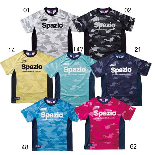 スパッツィオ SPAZIO CAMUFFAMENTO PRACTICE SHIRT 半袖 プラシャツ...