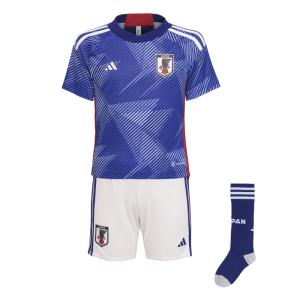 アディダス adidas サッカー日本代表 2022 ホーム ミニキット  / JAPAN HOME MINI KIT 日本代表 キッズ ウェア プラシャツ 22FW（KO427-HC6300）｜pitsports