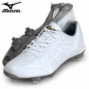 ミズノ MIZUNO ライトレボエリート 野球 スパイク 金具(埋メ込ミ式) 　白スパイク 軽量 21SS(11GM211101)