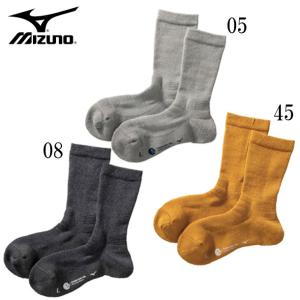 ミズノ MIZUNO  ブレスサーモウール中厚ソックス レディース  アウトドア トラベル ウェア ソックス