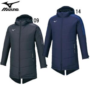 ミズノ MIZUNO ハーフコート ユニセックス フットボール サッカー ウェア ウォーマー コート 21FW