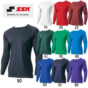 エスエスケイ SSK Airyfun ジュニア ローネック 長袖 アンダーシャツ JR アンダーシャツ (SCF170LLJ)