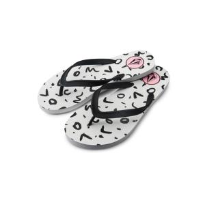 ボルコム VOLCOM Rocking 3 ビーチサンダル レディース FOOTWEAR OPEN TOE FOOTWEAR w0811818-wht
