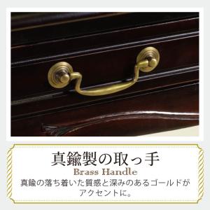 コンソールテーブル 幅90cm フレンチ マホ...の詳細画像5