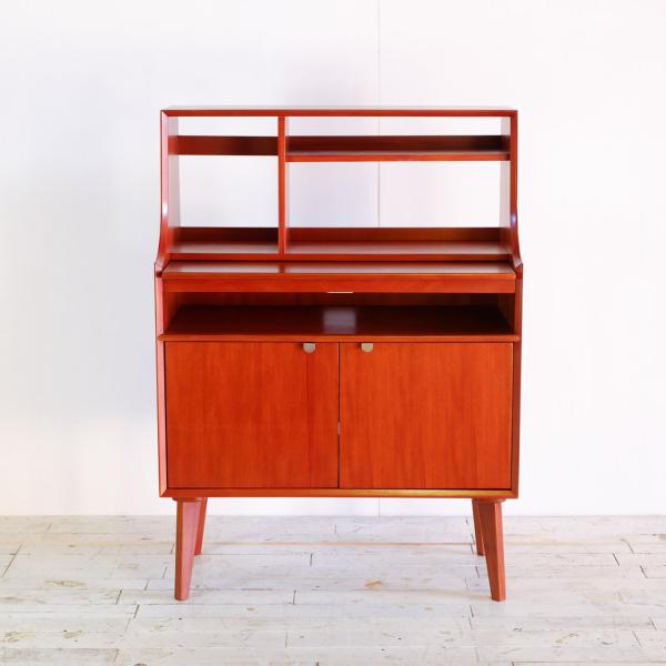 【予約期間中ポイントアップ！】ライティングデスク 幅80cm 北欧 ヴィンテージ 天然木 マホガニー...