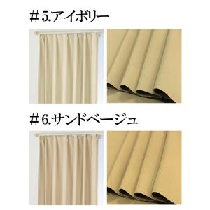 ドレープカーテン バリエ 一級遮光 防炎 幅1...の詳細画像2