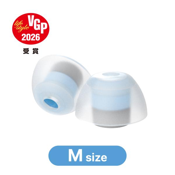 LEPIC nuon 空間音響イヤーピース clear / M size (M 2ペア) AirPo...