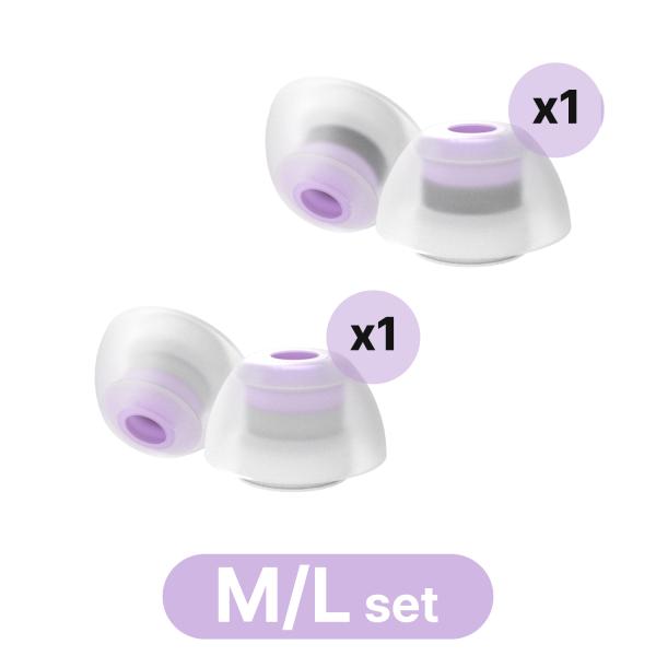 LEPIC nuon 空間音響イヤーピース Voice+ for AirPods Pro / M・L...