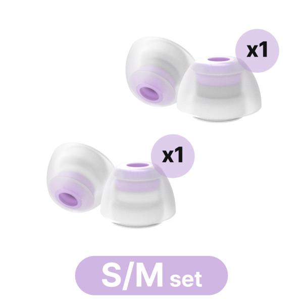 LEPIC nuon 空間音響イヤーピース Voice+ for AirPods Pro / S・M...