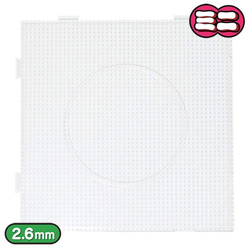 ミニ（2.6mm）アイロンビーズ用ペグボード ラージ スクウェア型（連結タイプ）14.5×14.5c...