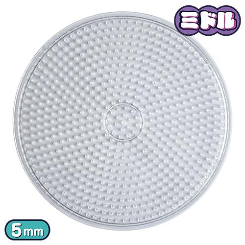 ミドル（5mm）アイロンビーズ用ペグボード ラージ サークル型 15.5cm BP02