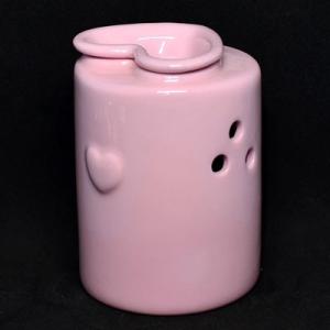 ハートアロマオイルポット ピンク
