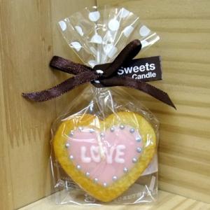 プチスイーツキャンドル ピンクラブハート
