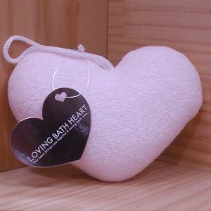 ラビング バス ハート スポンジ ベビーピンク