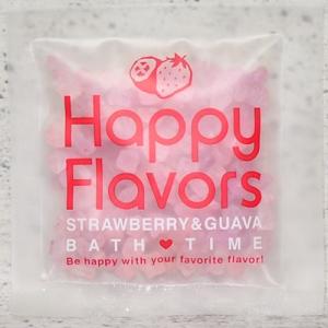 HappyFlavorsバスソルト ストロベリー＆グアバ