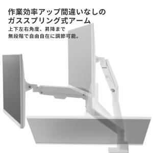 モニターアーム デュアル PS1D Wave ...の詳細画像2