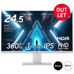 Pixio ピクシオ ゲーミングモニター PX259PS 360hz 白 ホワイト Pixio ピクシオ ゲーミングモニター PX259PS 360hz 白 ホワイト