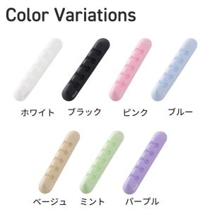 シリコン ケーブルホルダー ブラック ホワイト...の詳細画像4