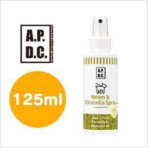 APDC ニーム＆シトロネラスプレー 125ml 犬用 防虫 マダニ 防蚊 お散歩 植物成分 お手入...