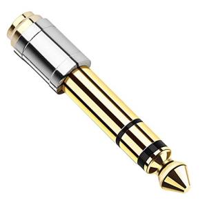 3.5mmステレオミニプラグ 変換 6.3mmステレオ標準プラグ