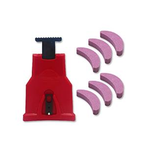 チェンソー チェーンソー 目立て器 目立て 刃研ぎ 研ぎ器 砥石 道具 セット ソーチェーン シャープナー 赤