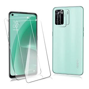FOR?OPPO A55s 5G 用のガラスフィルム（2枚入）+?FOR OPPO