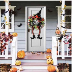 ハロウィンリース リース 髑髏 ドクロ 怖い ...の詳細画像3