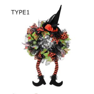 ハロウィンリース リース 髑髏 ドクロ 怖い ...の詳細画像5