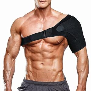 肩用サポーター ショルダーラップ 右肩 左肩 肩固定 保温 通気性 簡単装着 男女兼用
