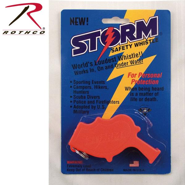 ホイッスル　全天候 ロスコ　U.S. Navy Storm All Weather Whistle