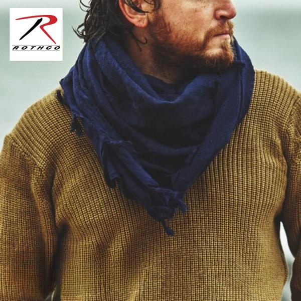 シュマグ  ロスコ アフガンストール スカーフ 無地ストール Rothco メンズ レディース  8...