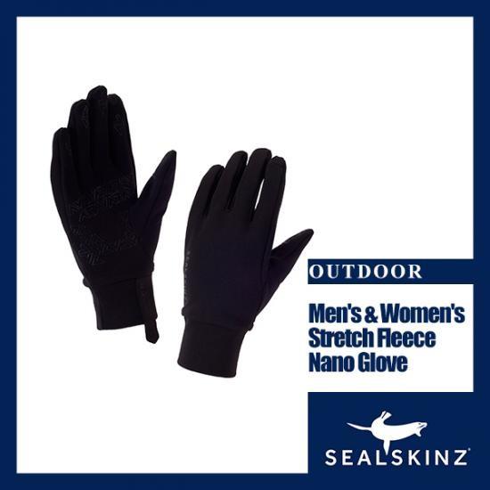 Sealskinz（シールスキンズ）Men&apos;s Stretch Fleece Nano Glove
