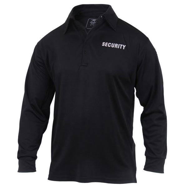 ポロシャツ メンズ 半袖 Rothco ロスコ　吸湿発散性長袖セキュリティ 2716