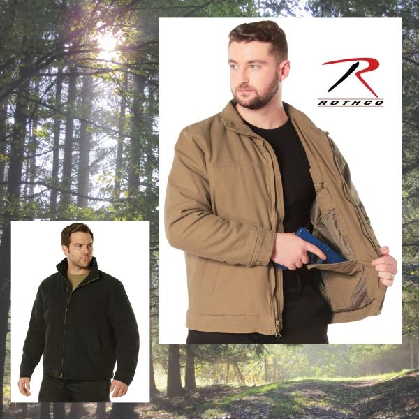 ロスコ ミリタリージャケット メンズ 3シーズン コンシールキャリージャケット Rothco 538...