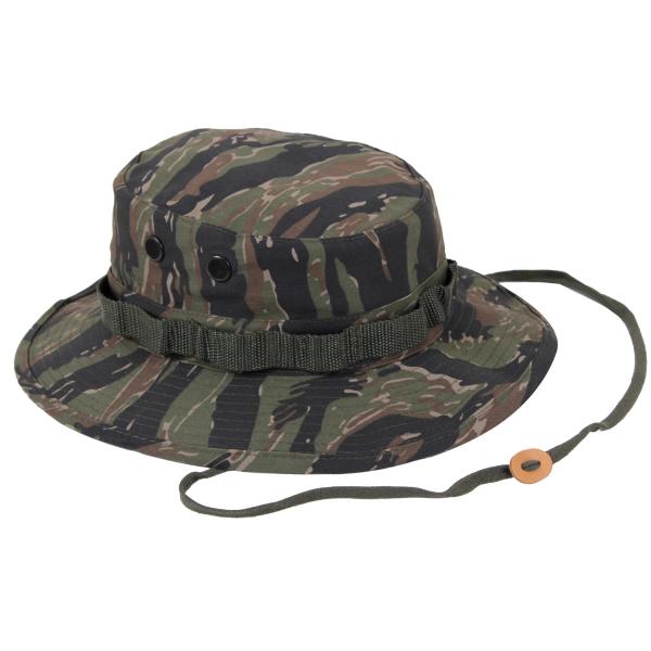 アウトドア 帽子 ブーニーハット ロスコ Rothco Camo Boonie Hat　タイガースト...